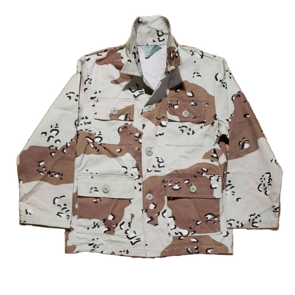Jr. G. I. BDU Boy’s Brown Long Sleeve Camouflage Shirt by Rothco
